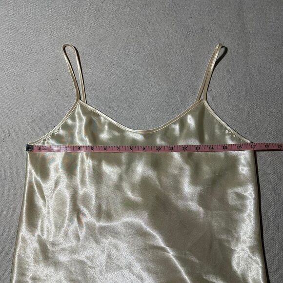 California Dynasty Butter Yellow Satin Lingerie Cami - Picture 5 of 6